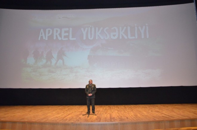 &nbsp;“Aprel yüksəkliyi” filminin təqdimatı oldu - foto