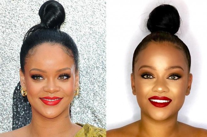 Rihannanın yeni oxşarı tapıldı - foto