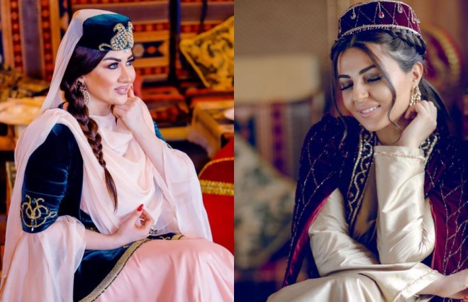 &nbsp;Gülay və Fatimənin milli geyimdə fotosessiyası&nbsp;