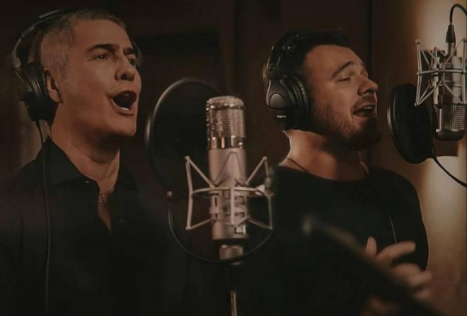 Emin Ağalarov Alessandro Safina ilə duet oxudu - video