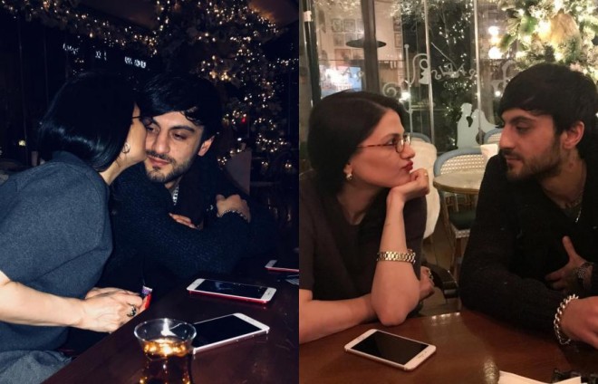 Natavan Həbibi ərini öpdü - foto