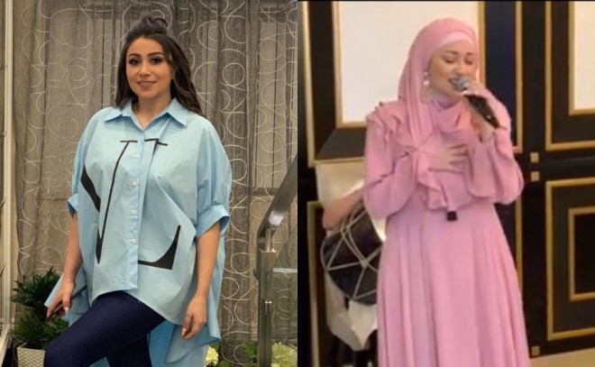 Damla hicabda "Qaragilə" oxudu - video