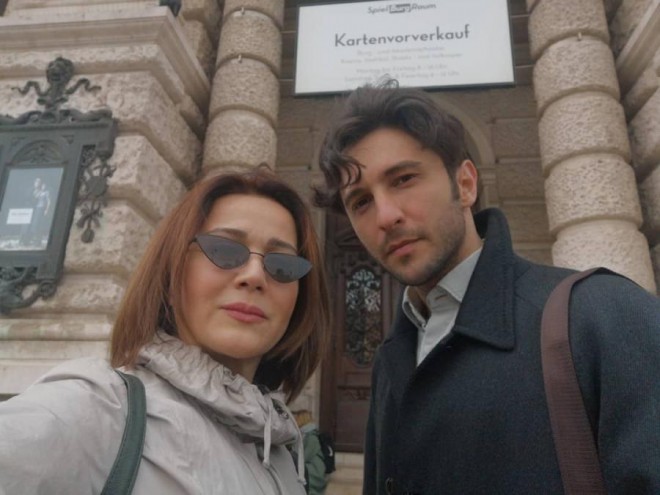 Mehriban Zəki tələbələri ilə Avstriyada - foto