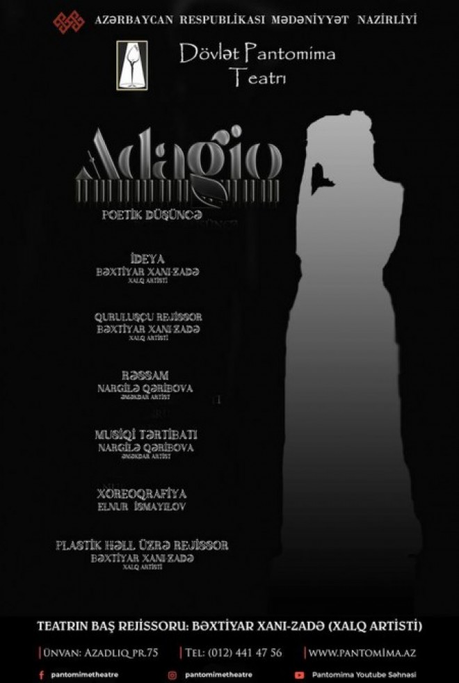 Pantomima Teatrı “Adagio”nu təqdim edir