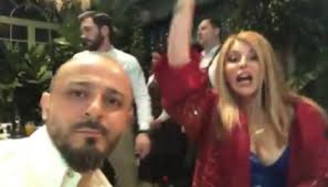 Aygün rəqs edib, əyləndi - video