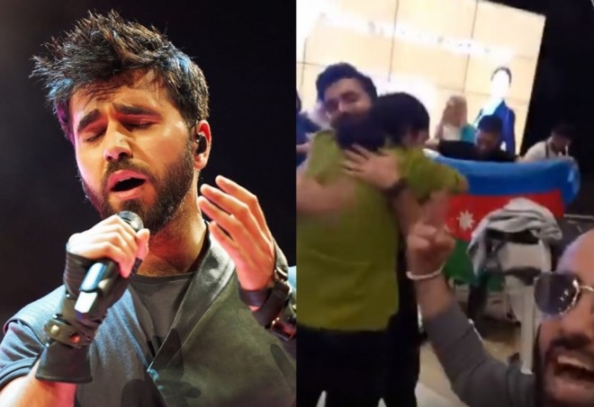 Çingiz Mustafayev vətənə qayıtdı - foto+video