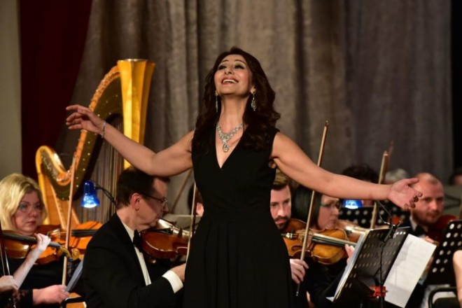 Nərgiz Kərimova Minskdə çıxış etdi - foto