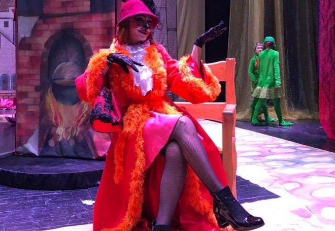 Nahidə Orucova "tülkü" obrazında - foto