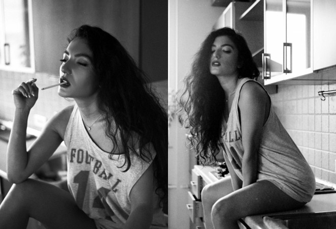 Dilarənin “Nikotinə yox” fotosessiyayası