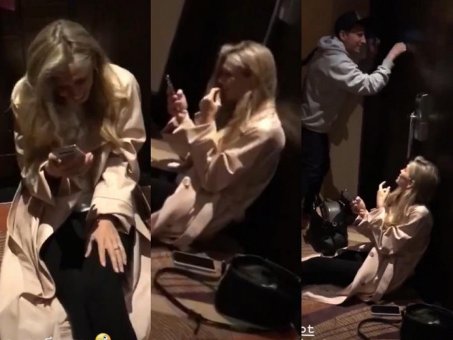 Vera Brejneva Bakıda otağının açarını itirdi - video