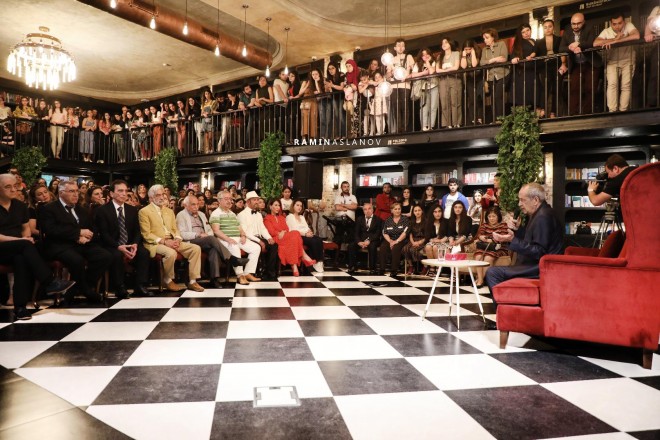 Xalq artisti ilə görüş oldu - foto