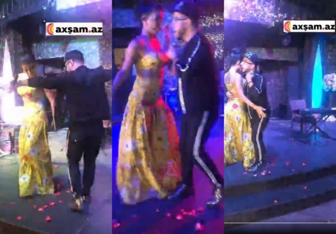 Ramal və Renka səhnədə şou göstərdilər - video