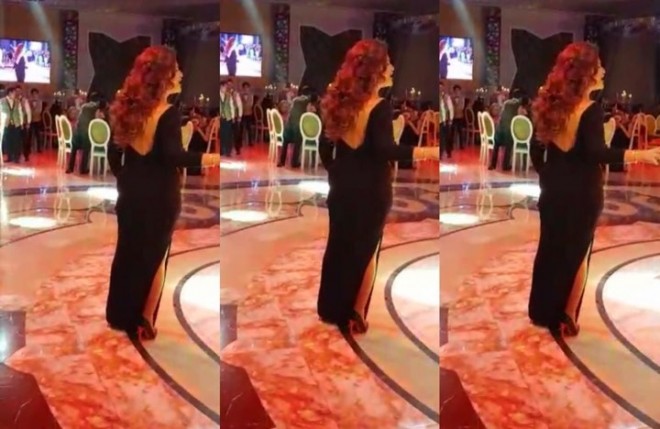 Xumar Qədimova toyda - video