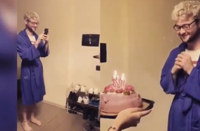 "Eurovision 2011" qalibi hamam xalatında - video