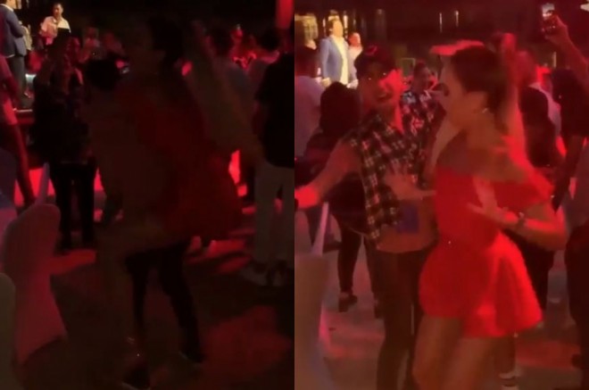 Olqa Azərbaycan mahnısına rəqs etdi - video