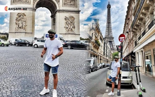 Zamiq Hüseynov Parisdə - foto