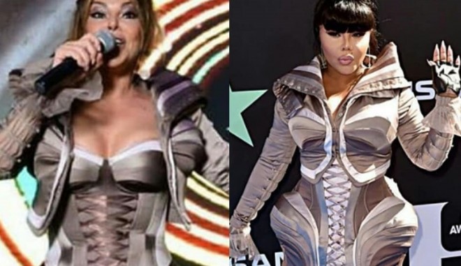 Müğənni geyimi ilə lağa qoyuldu - foto