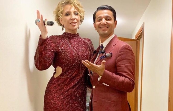 Xəyyam rusiyalı xanım ifaçı lə görüşdü