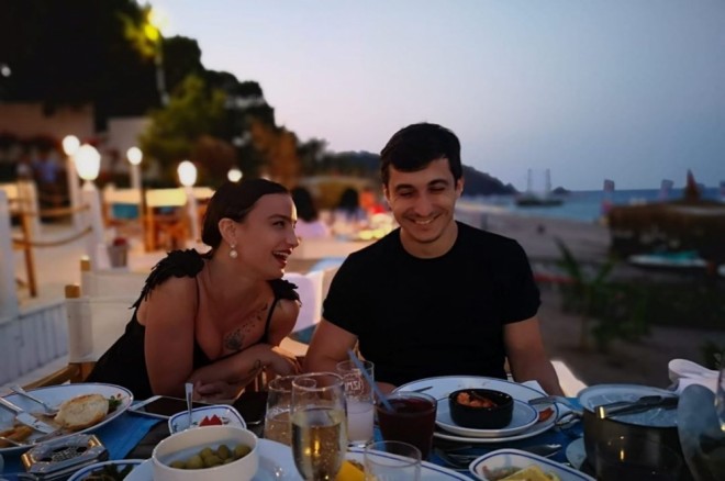 &nbsp;Aygün Rəhimova sevgilisi ilə - foto