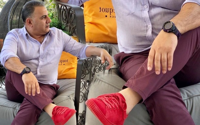 Ədalətin qırmızı ayaqqabısı maraq doğurdu - foto