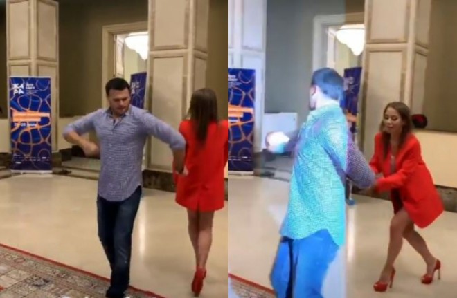 Xalq artisti "Ləzginka" oynadı - video