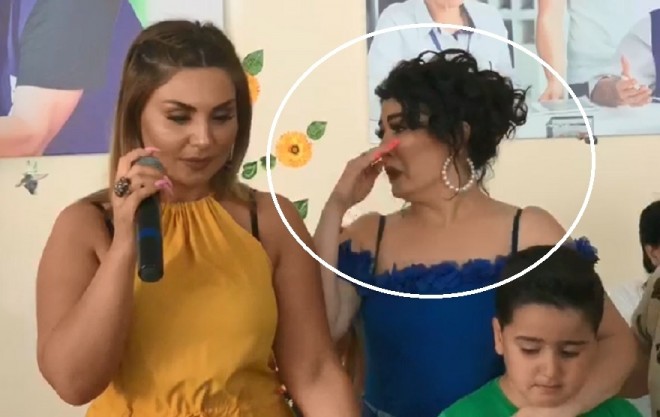 Fatimə oğlunu qucaqlayıb ağladı - video