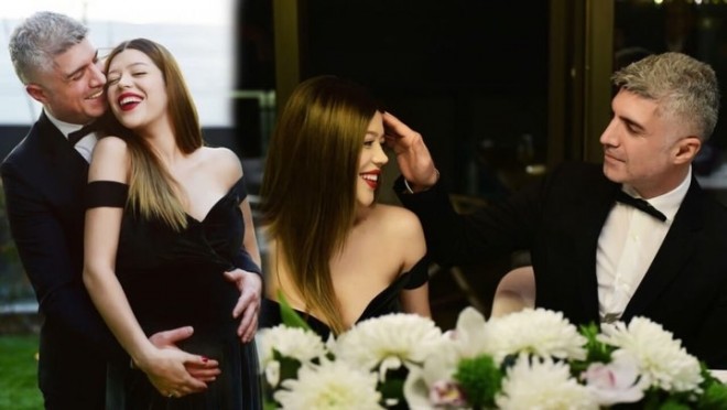 Özcan Dəniz boşandığı xanımı ilə - foto