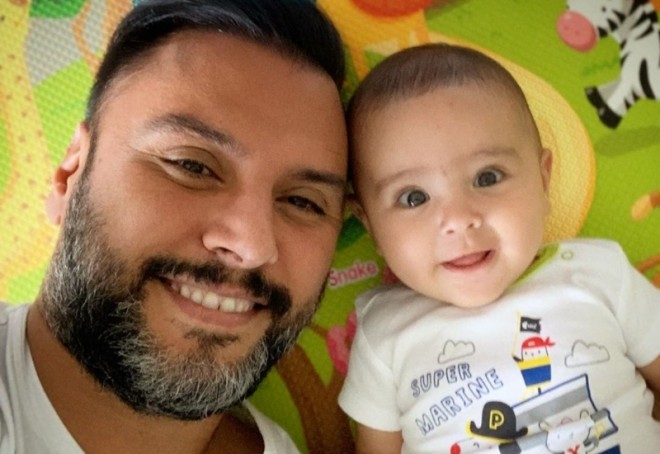 Alişanın oxudu, 5 aylıq oğlu oynadı - video