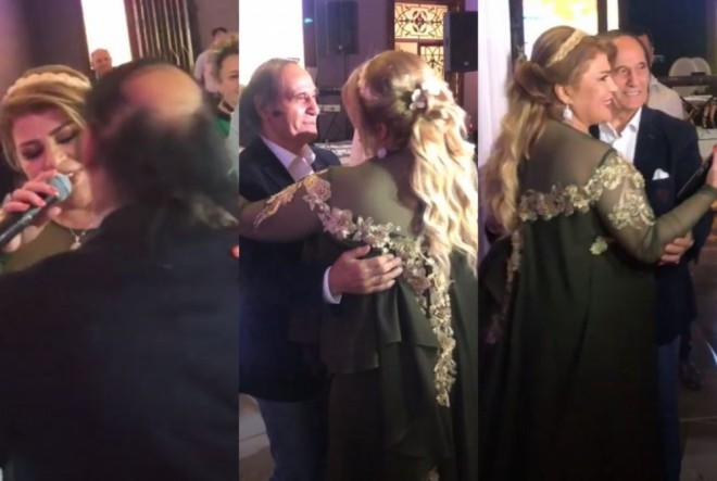 Əməkdar artist Xalq artistini rəqsə dəvət etdi - video