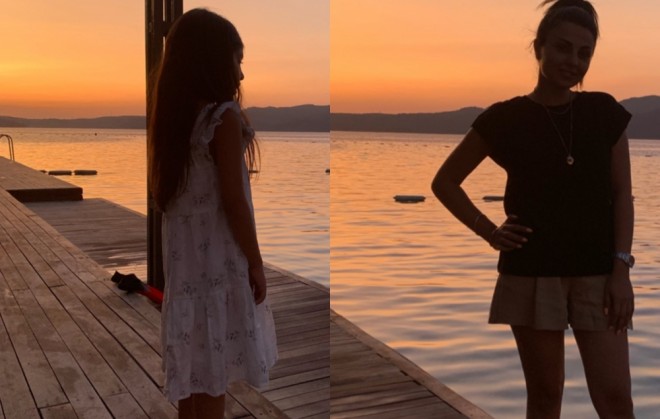 Gülay Zeynallı yay istirahətində - foto