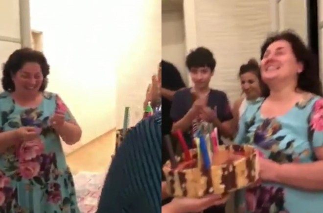 Aybəniz Haşımova&nbsp;52 yaşını qeyd edir - video