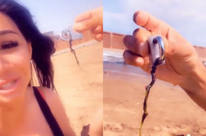 Müğənni sudan cadulu qıfıl tapdı