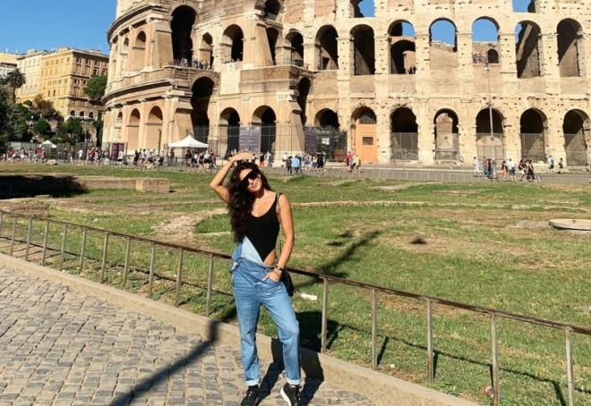 Pərvin Abıyeva İtaliyaya getdi - foto