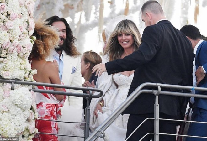 Model Haydi Klum ərə getdi