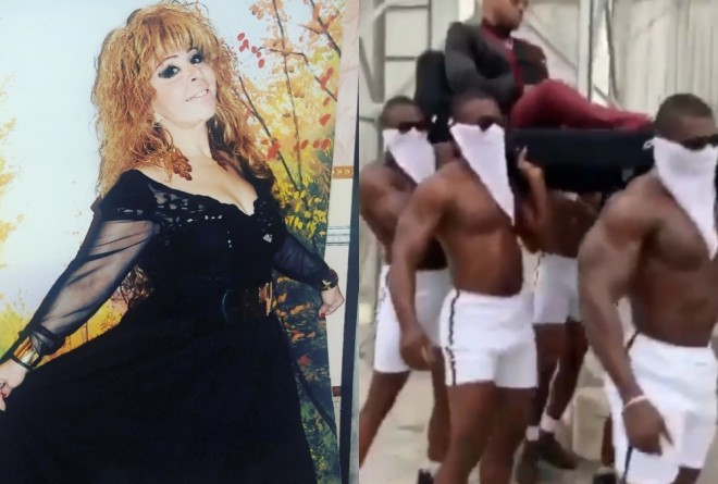 Ruhəngiz yarıçılpaq kişilərin videosunu paylaşdı