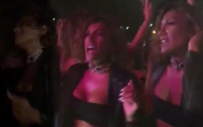 Röya Ayxan gecə klubunda əyləndi - video
