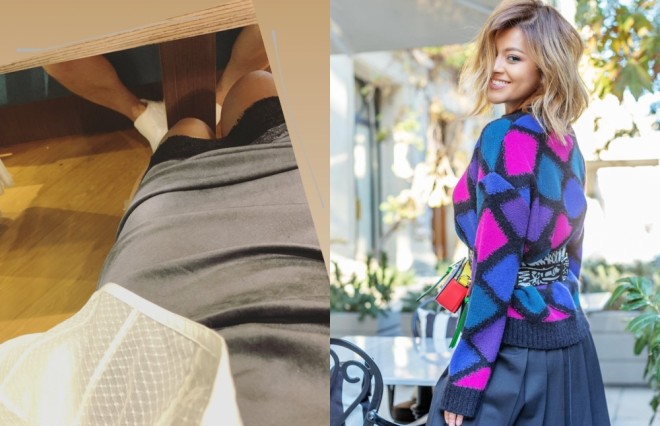 İlqarə sevgilisinin üzünü gizlədir - foto