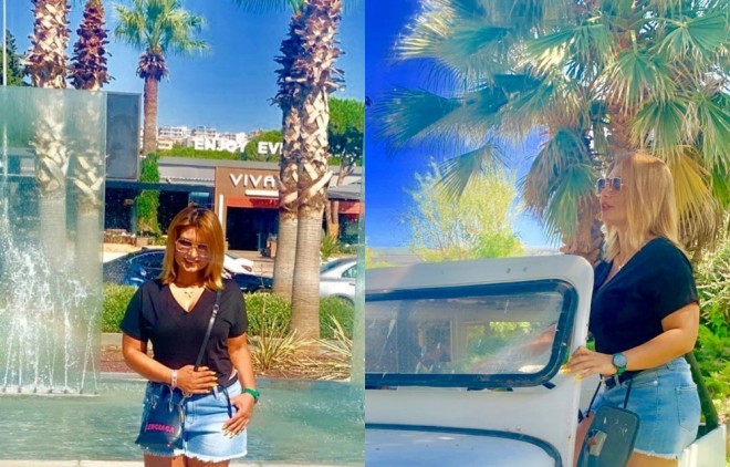 Şəbnəm Tovuzlu Bodrumda şortikdə - foto