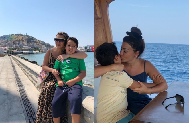 Fatimə oğlu ilə qəza törətdi - video