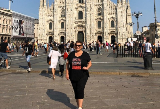 Mətanət İsgəndərli İtaliyada - foto