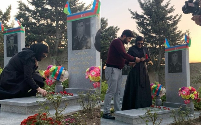 Xatun şəhidlərə mahnı həsr etdi