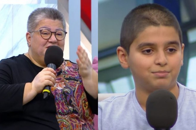 Könül Xasıyevanın oğlu nağara ifa edir