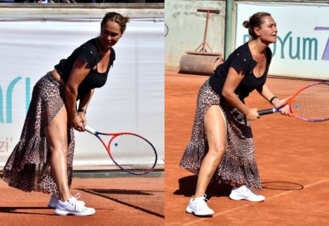 Hülya Avşar tennis turnirinə qatıldı - foto