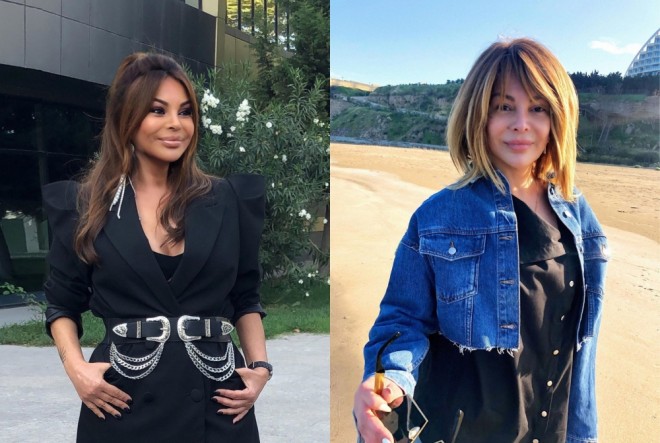 Aygün saçlarını&nbsp;sarıya boyatdırdı - foto