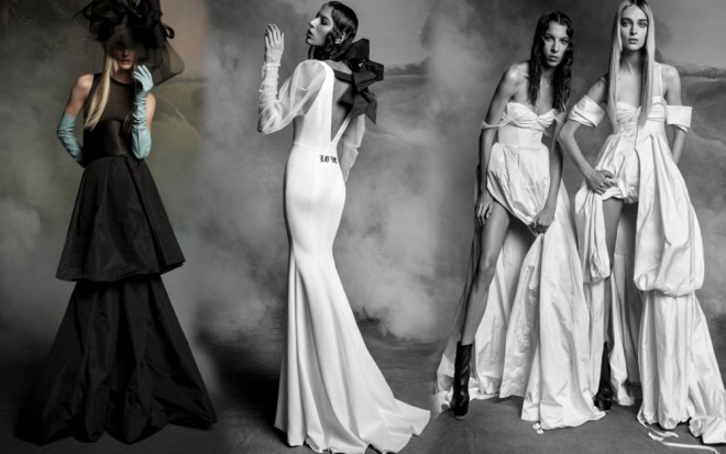 “Payız-Qış 2020”nin qeyri-adi gəlinlik geyimləri - foto