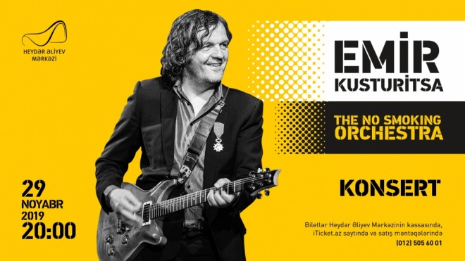 Emir Kusturitsa və qrupu Bakıda çıxış edəcək