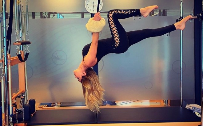 Nigar pilates dərslərinə başladı - foto