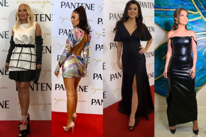 Qırmızı xalçada geyimləri ilə yarışdılar - foto