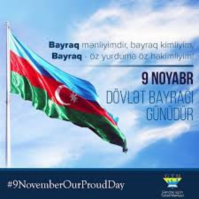 Azərbaycanda Dövlət Bayrağı Günüdür