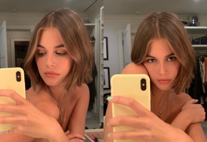 Məşhur modelin qızı aşiq oldu - foto